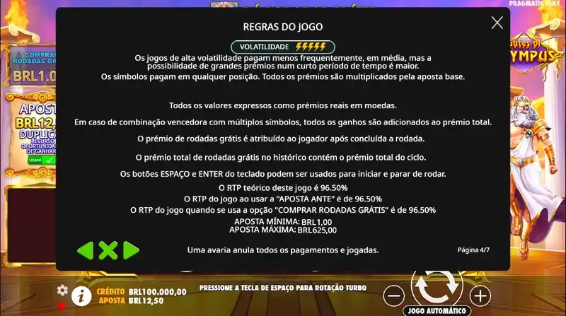 como jogar gates of olympus